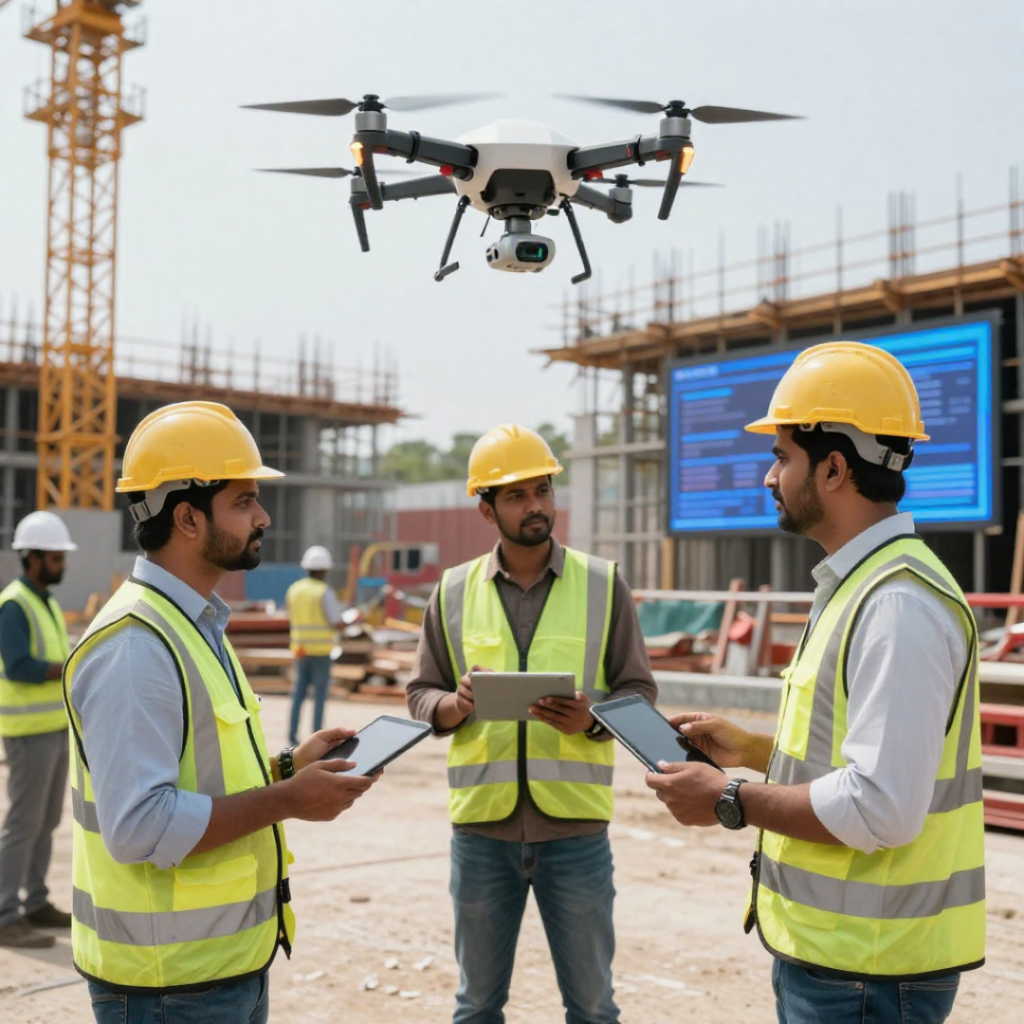 A Modern Construction Site with George Constructions